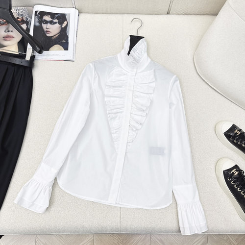 Polo Ralph Lauren Purple High - end Long - sleeved Shirt in French Court Style