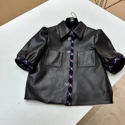 Chanel Premium Head - Layer Sheepskin Tanned Jacket with Elegant Cut