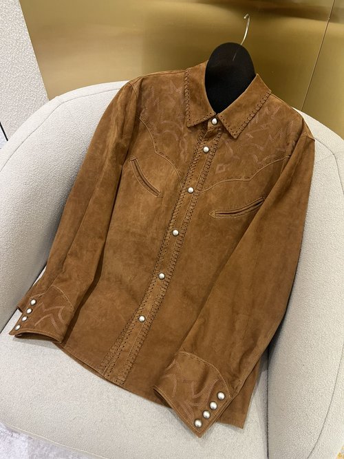 Polo Ralph Lauren Feminine Retro Western - Style Suit with Embroideries