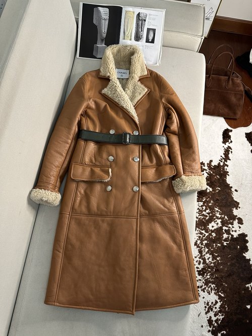 Chanel Imported Sheepskin Fur Replica with Custom Hardware