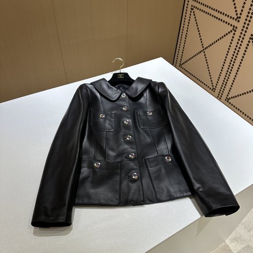 Chanel Classic Spring/Summer Jacket Crafted from Imported Leather
