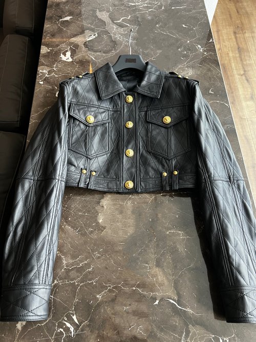 Chanel Timeless and Stylish Leather Jacket with Custom Hardware