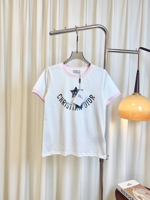 Dior Vintage Printed Logo T-shirt, Colorful