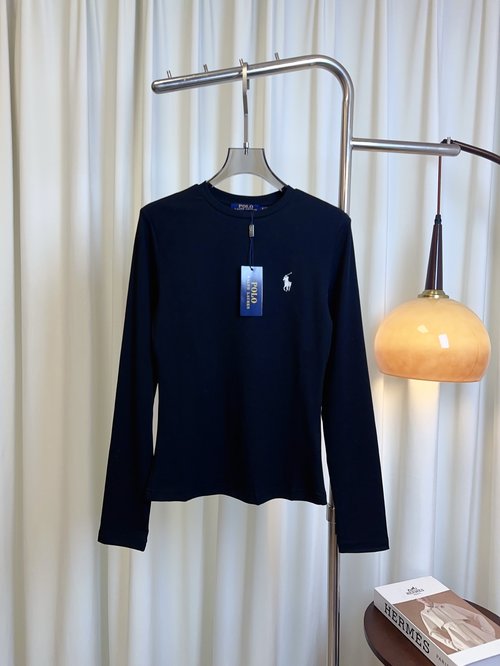 Polo Ralph Lauren Embroidered Logo Long-Sleeved T-shirt, Custom Cotton, Versatile Design