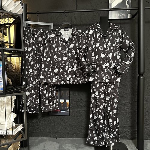 Chanel Active Print Loungewear, Luxury Satin with Vacation Vibe