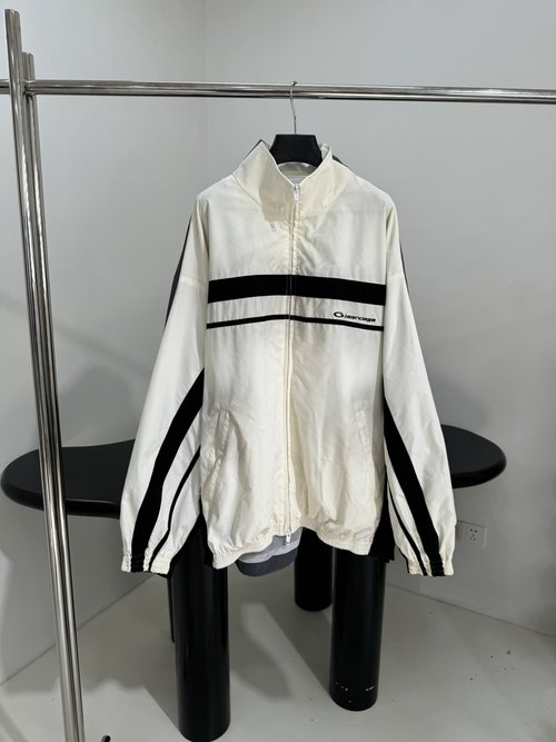 Balenciaga TRACKSUIT JACKET AND PANTS WITH ARTWORK EMBROIDERY