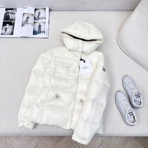 Moncler Fashionable Knit Drawstring Down Jacket in New Colors