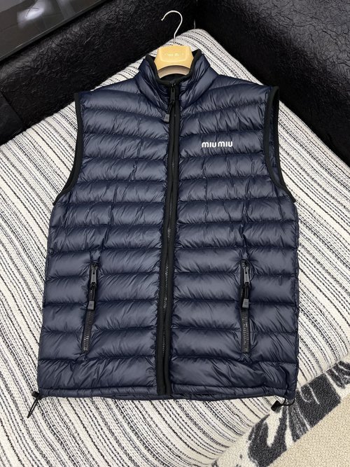 Miu Miu Down Vest with Cloud-like Comfort and Unique Design