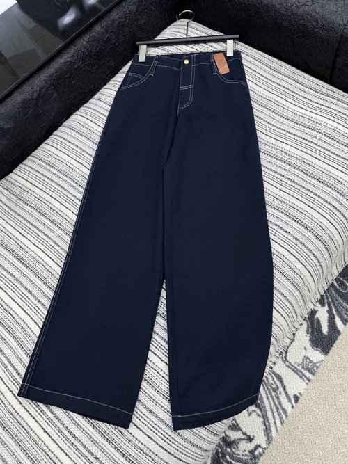 Loewe Fashionable Contrast - Patched Jeans for All Situations