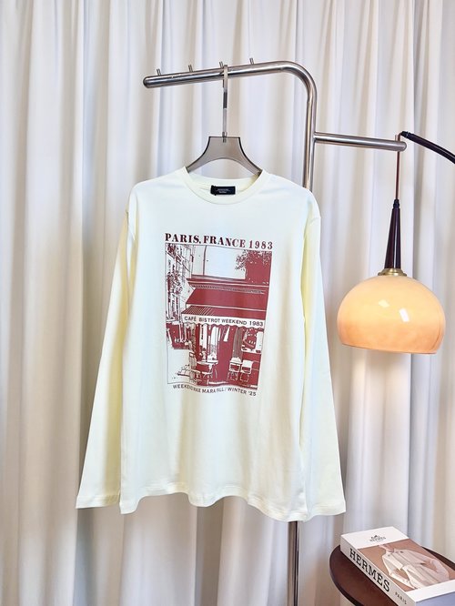 Max Mara Customized Cotton T-shirt with Printed Logo, Breathable & Soft