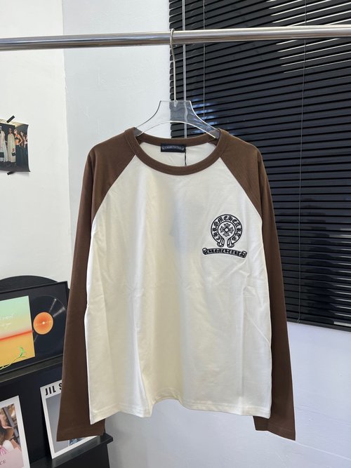 Chrome Hearts Chrome Hearts Embroidered Raglan Sleeve Long-Sleeved Top