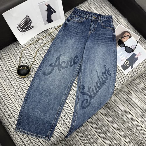 Dior Recommended Printed Letter Jeans with Nice Wash