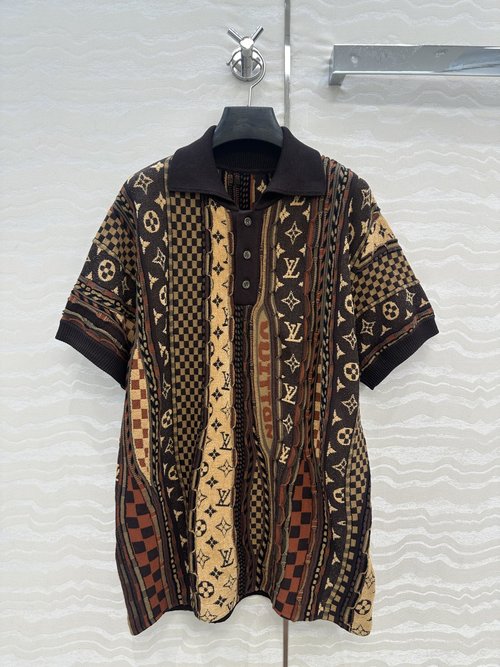 Louis Vuitton Exclusive Nigo Series Monogram Polo Neck Sweater - Timeless Style