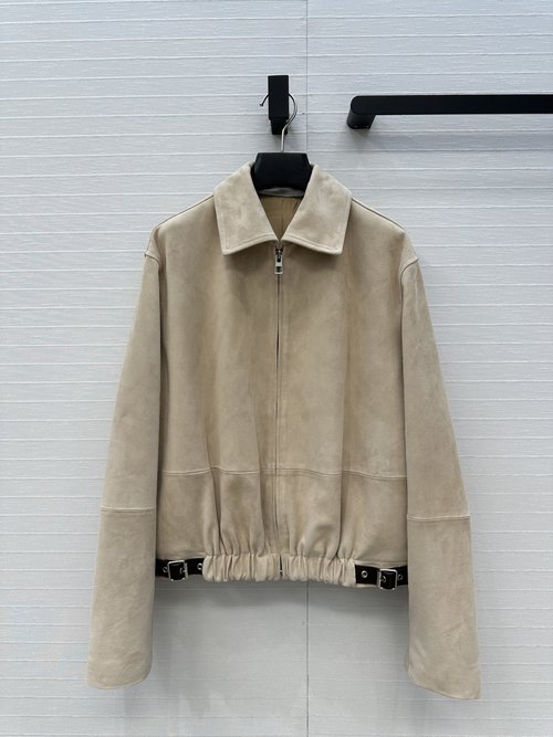 Loewe Exclusive High-End Original Suede Leather Jacket
