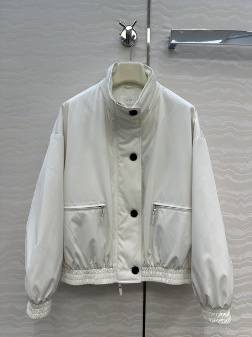 The Row First-Release Row Style Collared Down Jacket with Advanced Graphene Lining for Warmth