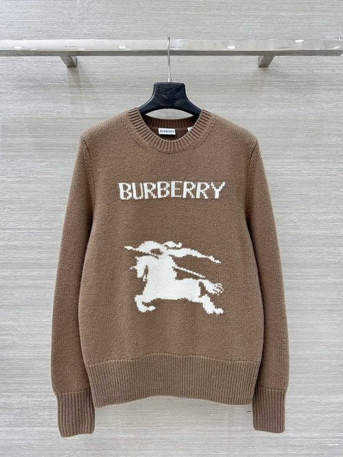 Burberry Exclusive Release: Wool-Cashmere Blend Sweater with War Horse Logo