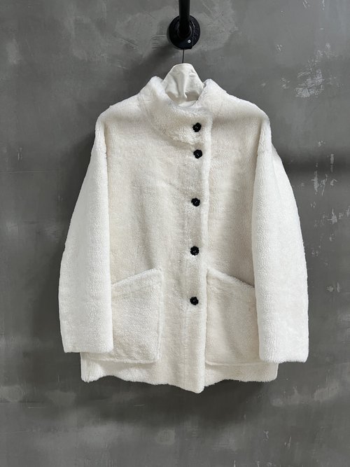 Brunello Cucinelli Timeless Old Money Style Reversible Merino Wool Fur Overcoat