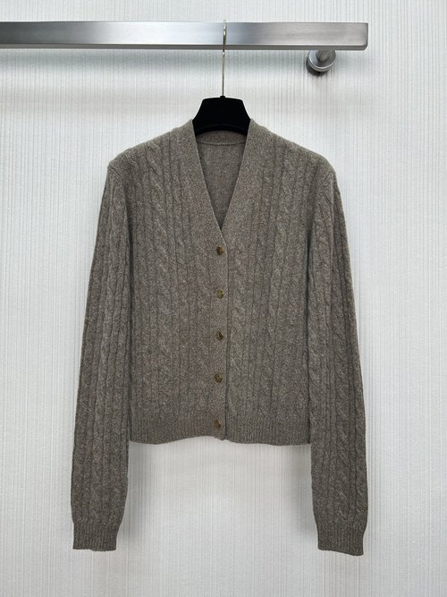 Loro Piana V - Neck Wool Coat: Sophisticated and Enduring New Arrival