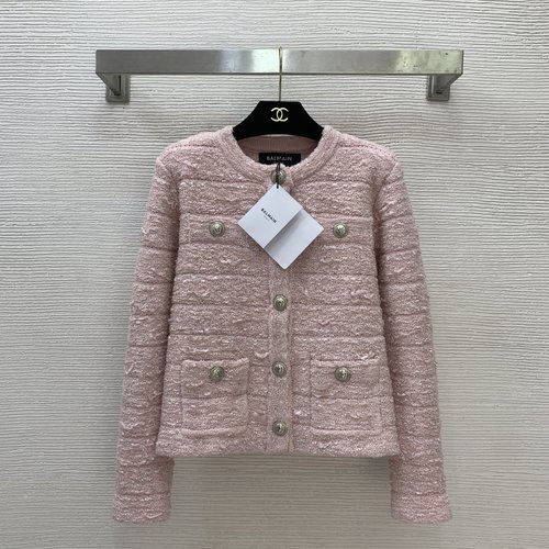 Balmain Classic Lion Head Button Knit Cardigan in Multi - Color