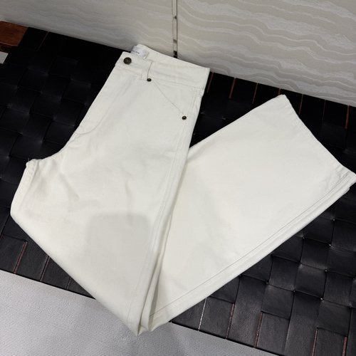 The Row Premium Single-piece Row-style French Baguette Straight-leg Jeans