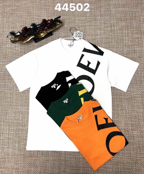 Loewe Pure Cotton Plain Weave Printed Top, Multi-Color