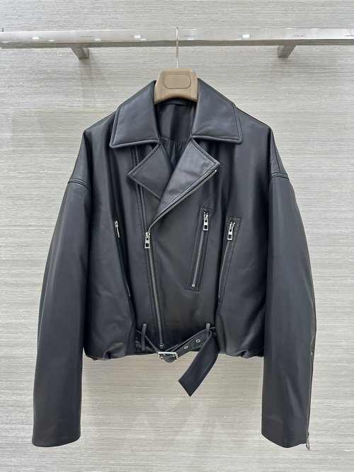 Loewe Luxury Genuine Lambskin Down Jacket