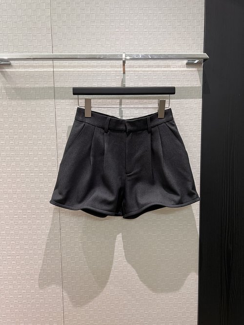 Prada Aluminum Wire Simple Adjustable Suit Shorts