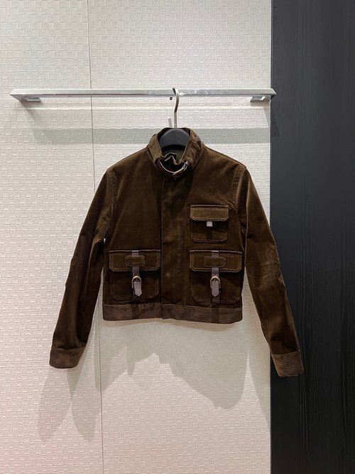 Polo Ralph Lauren Cool Corduroy Jacket with Leather Belt and Pockets