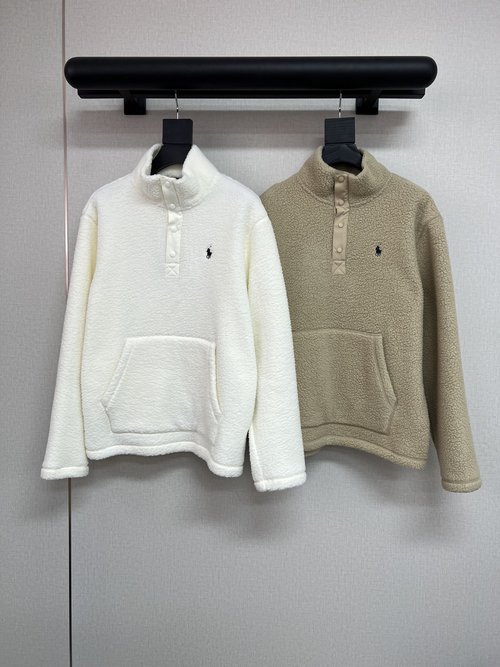 Polo Ralph Lauren High Collar Environmental Sheep Wool Coat