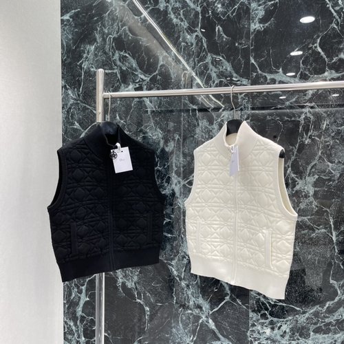 Dior Quilted Vest with Star Embroidery, High - End Appeal