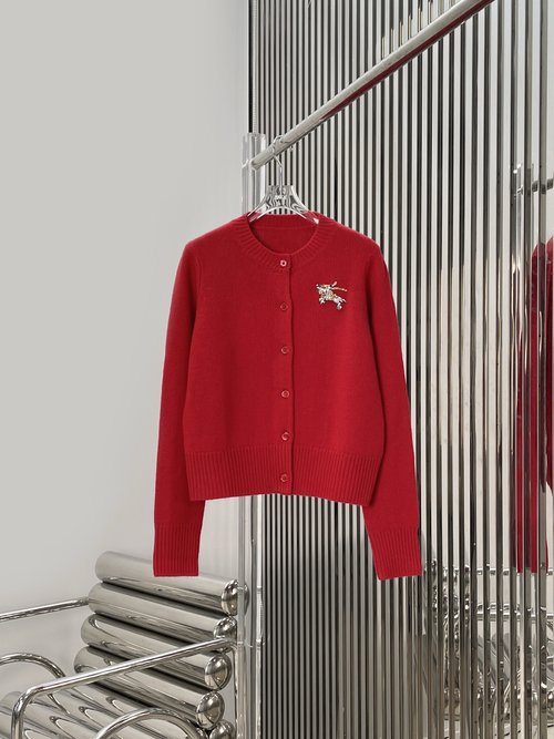 Burberry Heavy Studded War Horse Cardigan