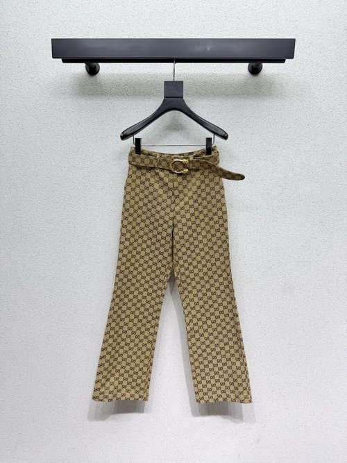 Gucci Khaki Series Graceful Suit Trousers