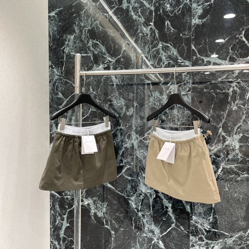 Alexander Wang Contrast Waistband Mini Skirt, Elegant and Stylish