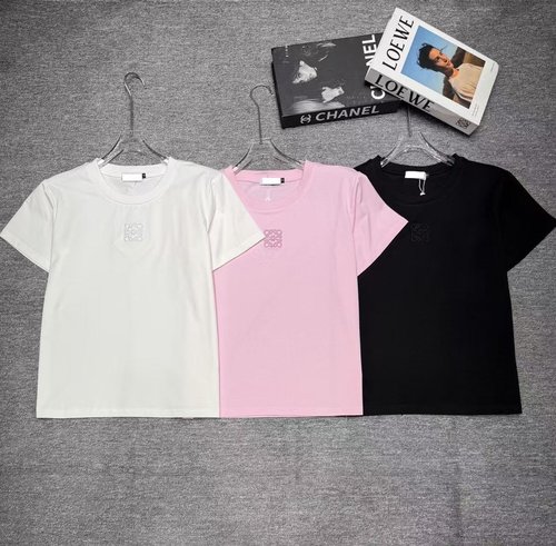 Loewe Soft Elastic Embroidered T-Shirt, A Must-Have