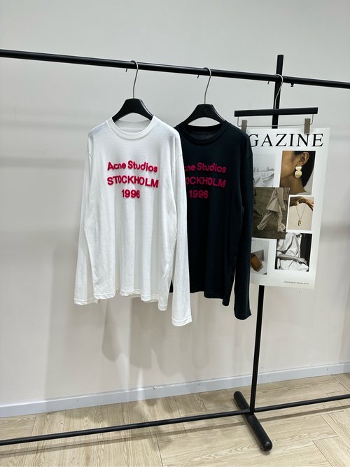 Dior Flocked Long - Sleeve T - Shirt with Logo, Soft & Stylish