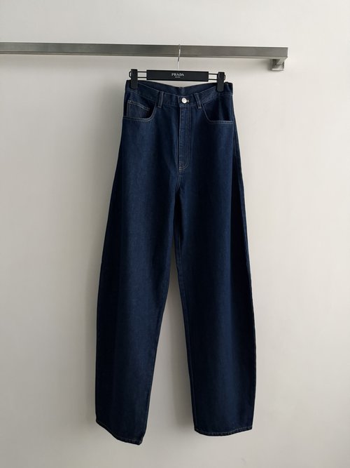 Loro Piana High-Waisted Wide-Leg Jeans, Relaxed and Soft