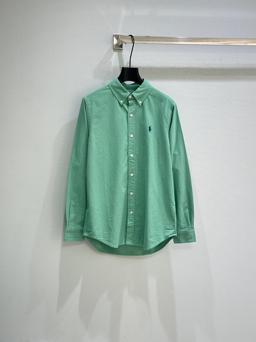 Yves Saint Laurent Solid Color Shirt with Contrast Embroidery, Paired with Matching Skirt