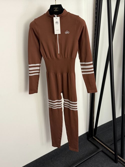 Loewe Stripe Color-blocked Zip-up Jumpsuit for Sports