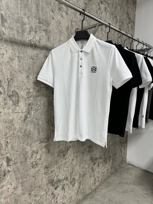 Loewe Luxury Long-staple Cotton Polo Shirt with Flawless Stitching and Design