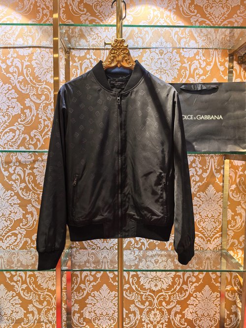 Dolce & Gabbana DG Logo All-over Embossed Comfortable Jacket