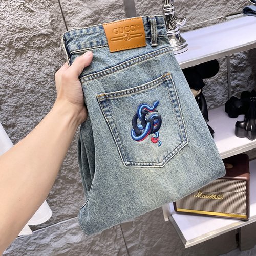 Gucci Original Single Wash Jeans with High Quality