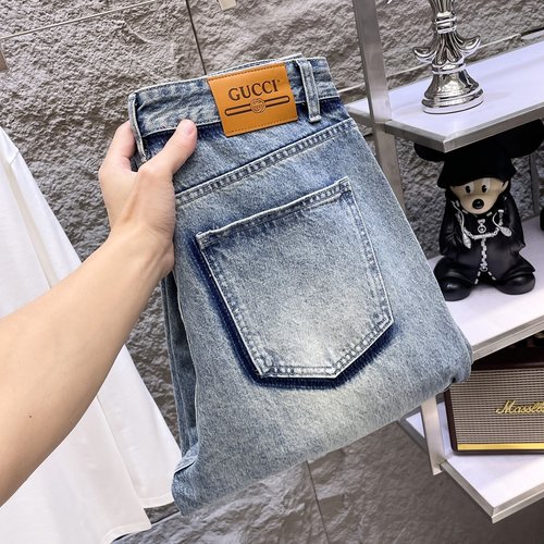 Gucci Original Single Wash Jeans with High Quality