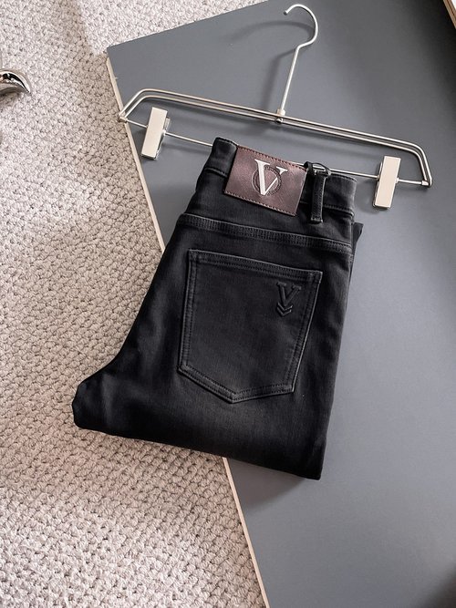 Versace Premium Jeans with Soft Feel and Slim Fit