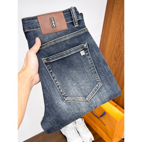 Boss High-Elastic Jeans with Imported Premium Washcloth