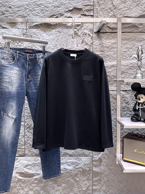 Dior High - quality Long - sleeve T - shirt with Sorona Fabric