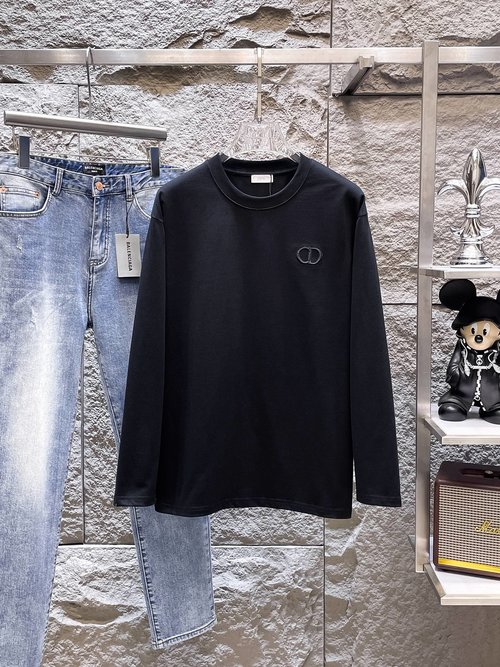 Dior Premium Long Sleeve Tee with Anti-Mite Sorona