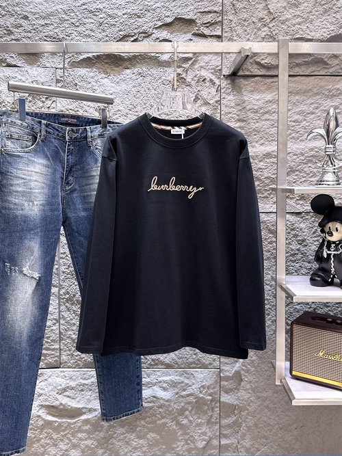 Burberry High - quality Long - Sleeve T - Shirt with Special Fabric