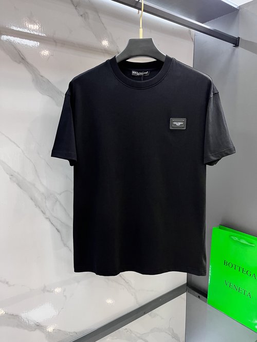 Dolce & Gabbana New Round Neck T-Shirts with Brand Logo