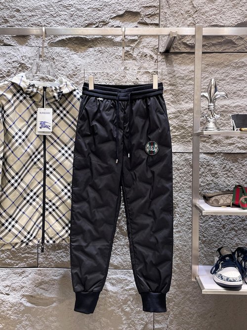 Gucci Thickened Warm Down Pants for Outdoor Use
