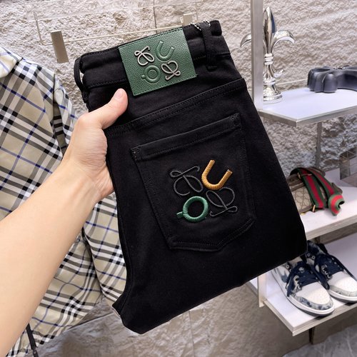 Loewe Premium Stretch Jeans with Brand Elements